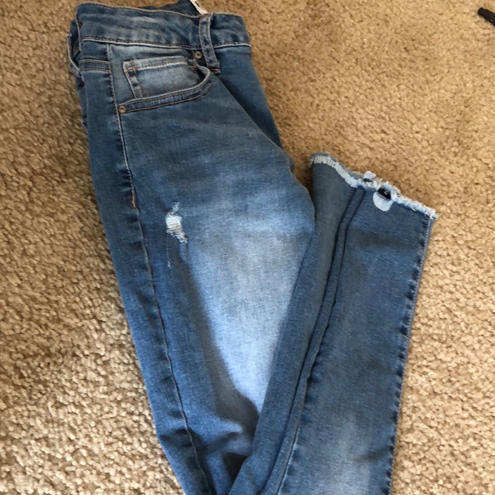medium washed jeans